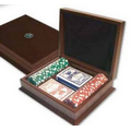 Wood Poker Set